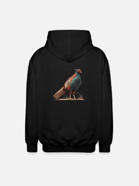 Pheasants Pheasant - Unisex Hooded Jacket - black
