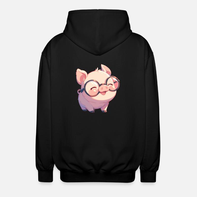 Cochon Cochon - Veste à capuche unisexe - noir