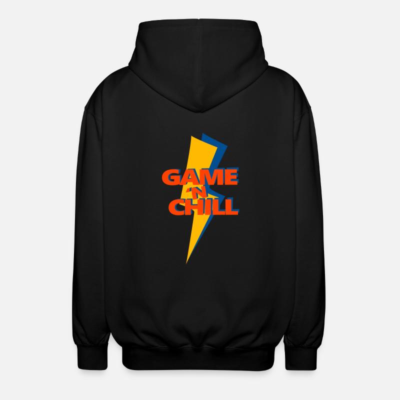 Game 'n Chill - Unisex Hooded Jacket - black