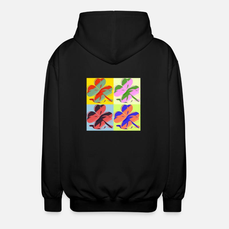 cloverleaf - Veste à capuche unisexe - noir