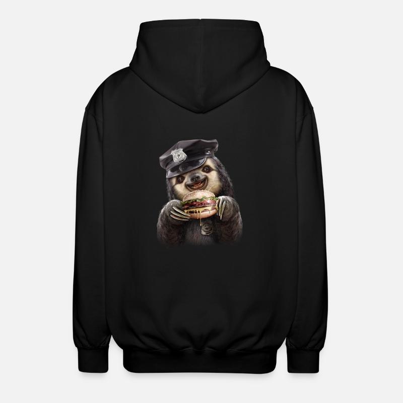 Burger Cop - Veste à capuche unisexe - noir
