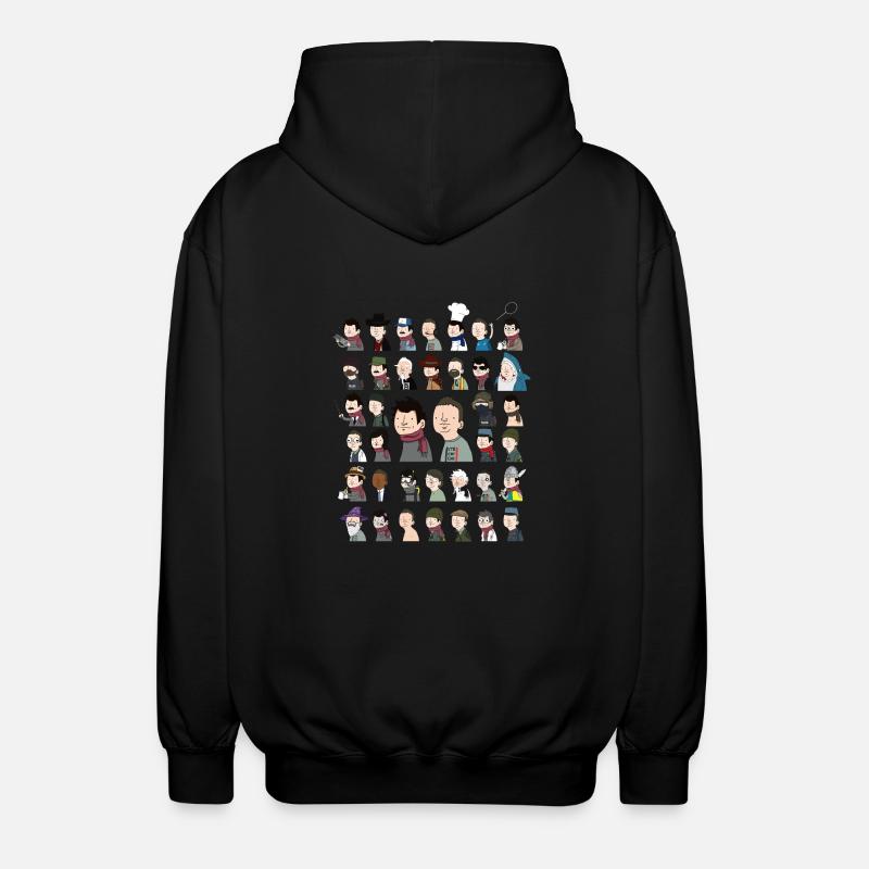 Wankil World - Veste à capuche unisexe - noir