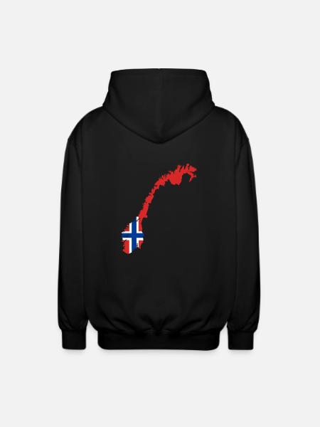 Norway - Unisex Hooded Jacket - black