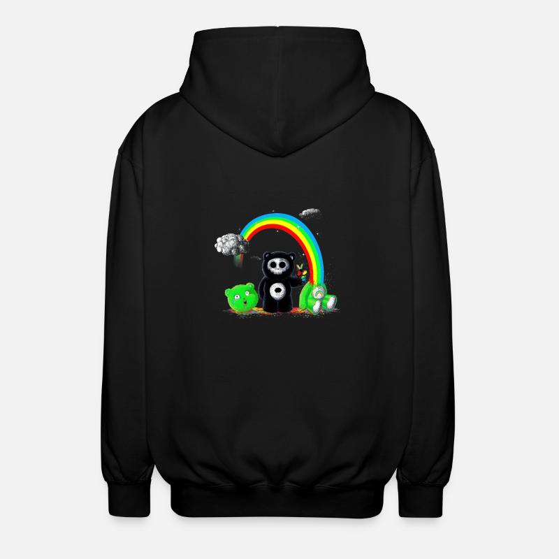 over the rainbow - Veste à capuche unisexe - noir