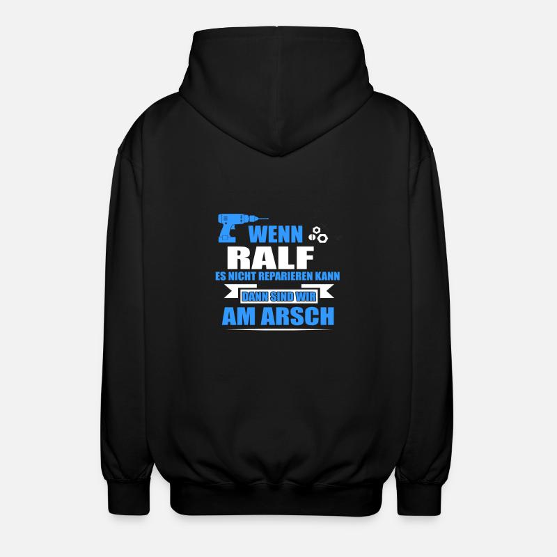 RALF -Geschenk - Unisex Kapuzenjacke - Schwarz