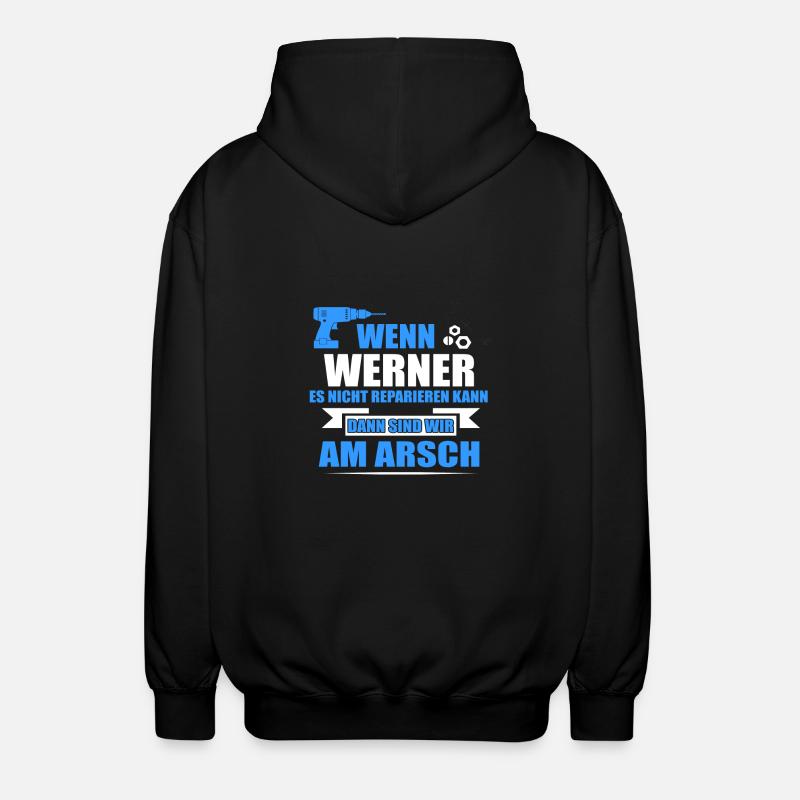 WERNER-Geschenk - Unisex Kapuzenjacke - Schwarz
