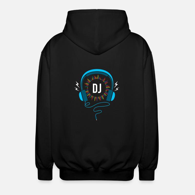 DJ - Unisex Kapuzenjacke - Schwarz