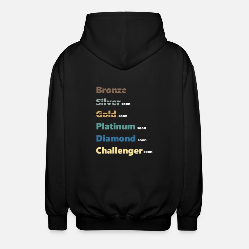Classement Elo Platinum - Veste à capuche unisexe - noir