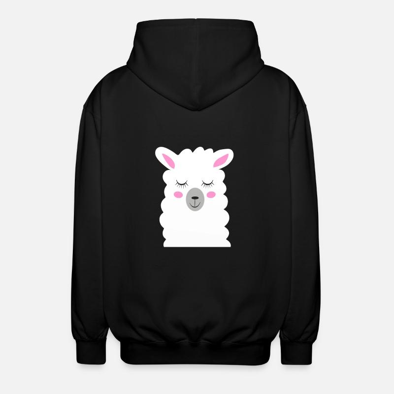 Lama - Veste à capuche unisexe - noir