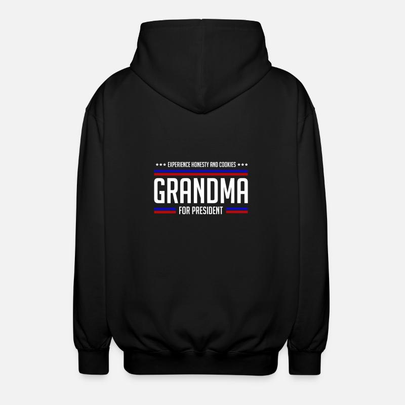 Grand-mère pour le président - Veste à capuche unisexe - noir