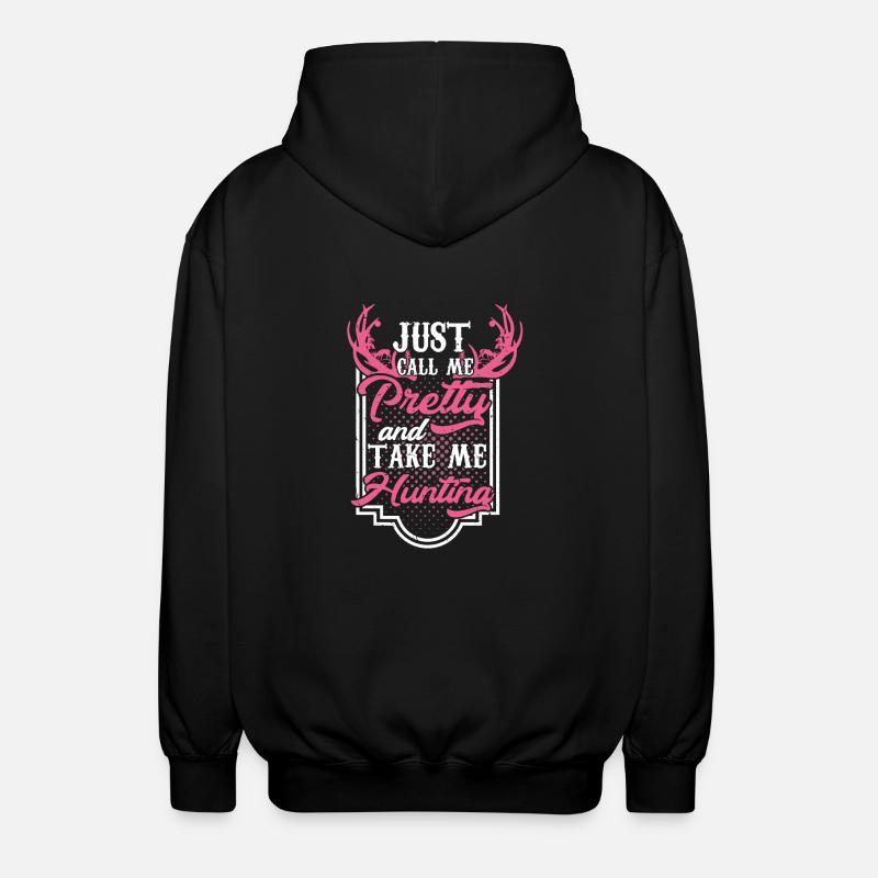 Jolie chasseur - Veste à capuche unisexe - noir
