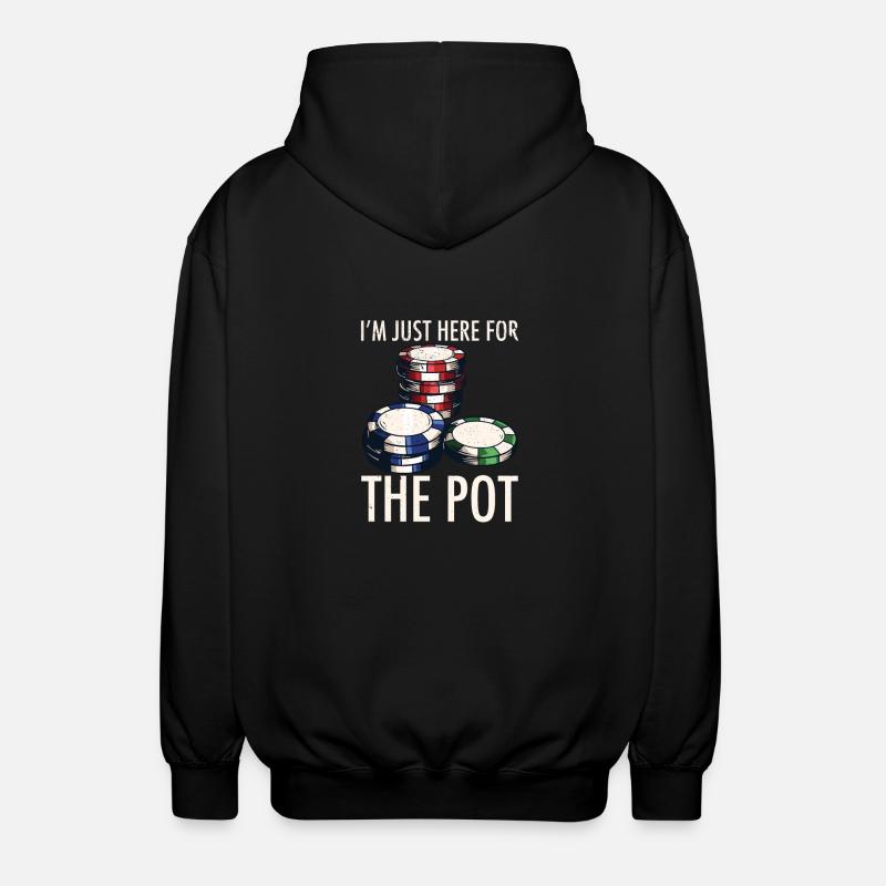 Poker - Veste à capuche unisexe - noir