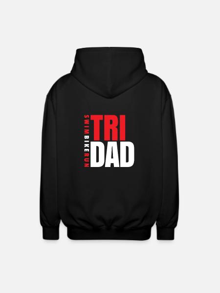 Triathlon - swimming cycling running gift - Unisex Hooded Jacket - black