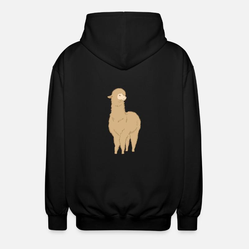 Alpagas - Veste à capuche unisexe - noir