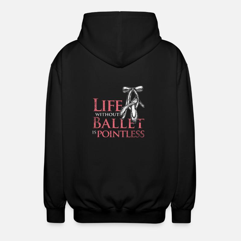 ballet - Veste à capuche unisexe - noir