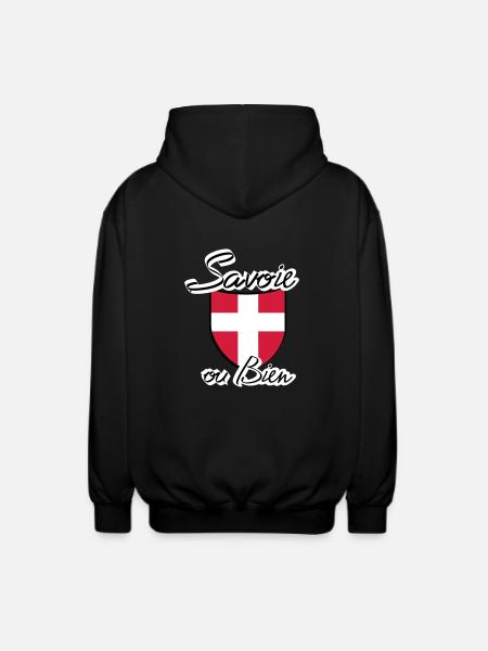 ecusson savoie - Veste à capuche unisexe - noir