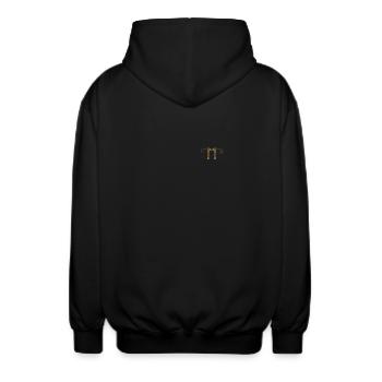 Crane tower crane tower crane shirt - Unisex Hooded Jacket - black - Back - AI Model Male 185 light (185cm)