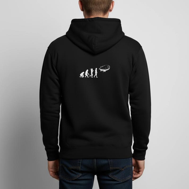 Evolution du dirigeable Veste à capuche unisexe