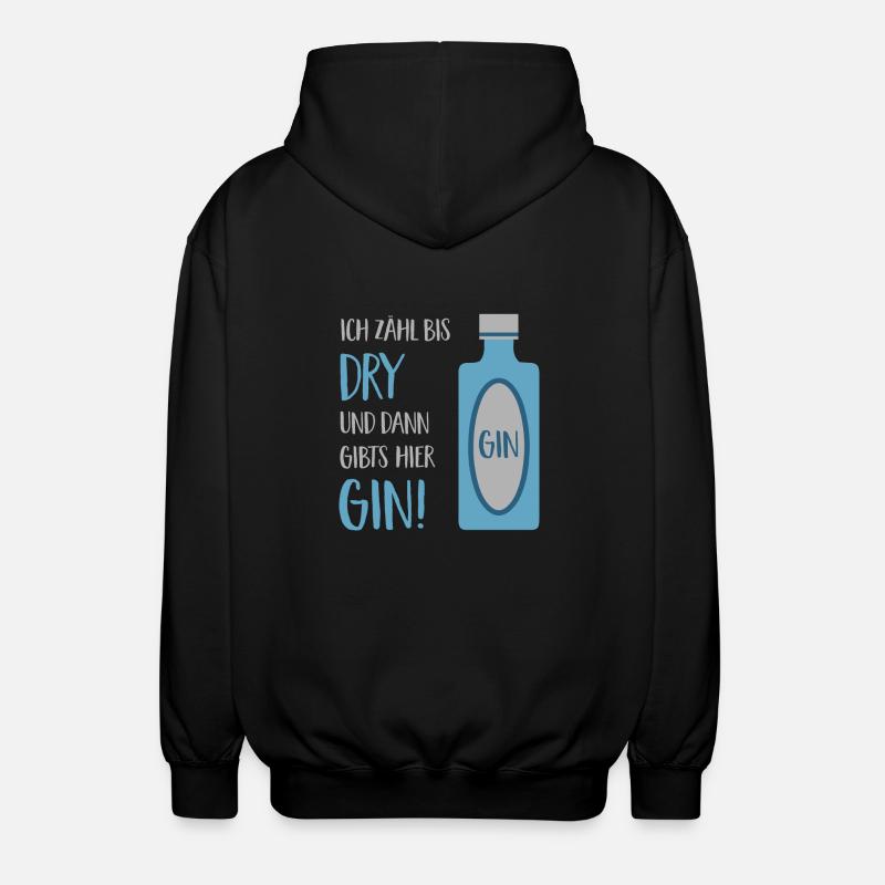 GIN - Unisex Kapuzenjacke - Schwarz