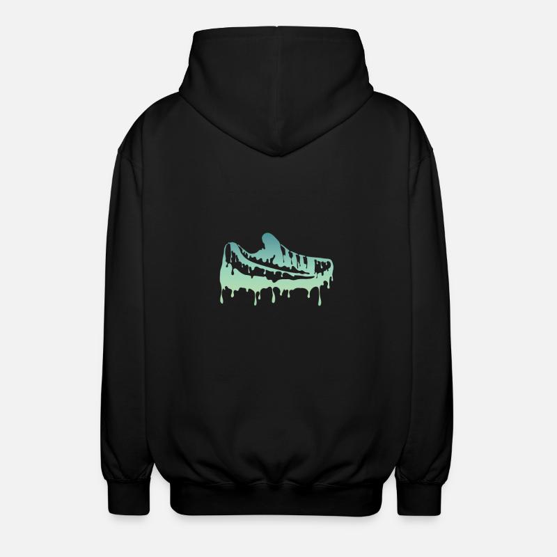 Bunte Schuhe - Unisex Kapuzenjacke - Schwarz