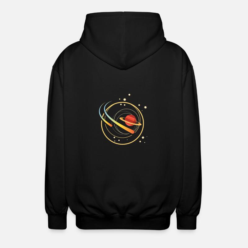 comet - Unisex Hooded Jacket - black