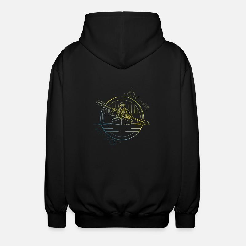 canoë - Veste à capuche unisexe - noir