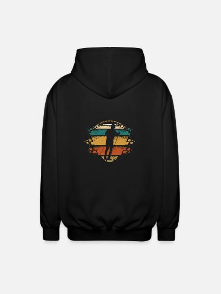Rollski Retro - Veste à capuche unisexe - noir