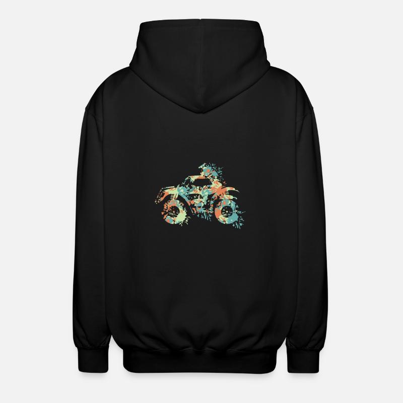 Quad ATV Splash - Veste à capuche unisexe - noir