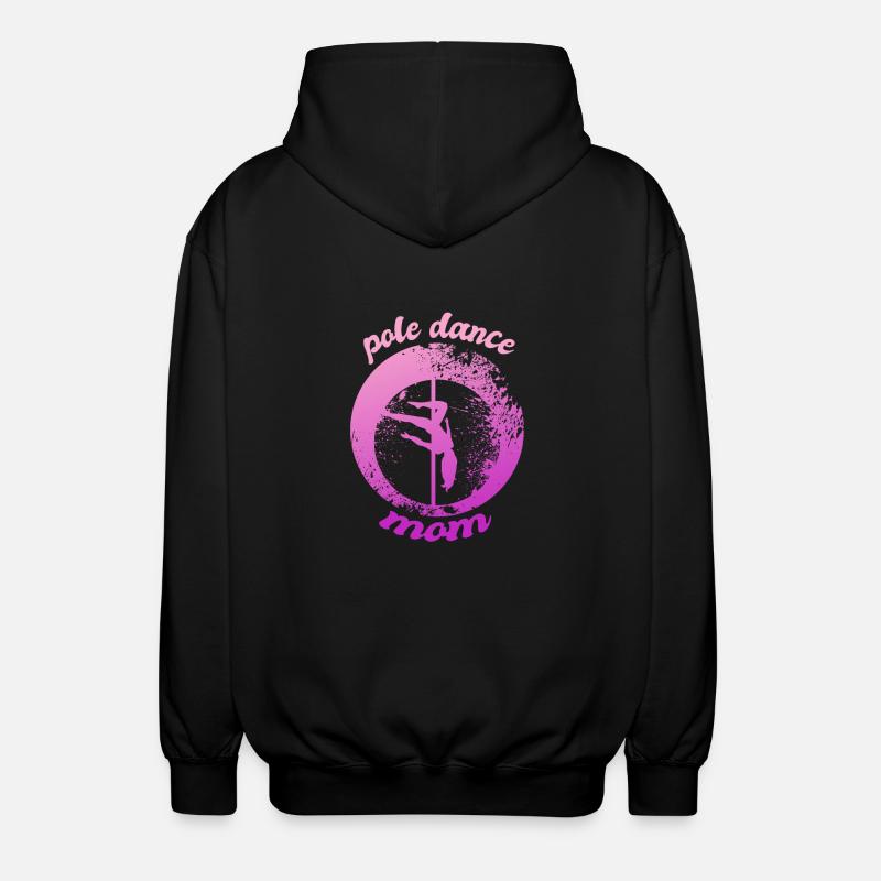 Pole dance maman - Veste à capuche unisexe - noir
