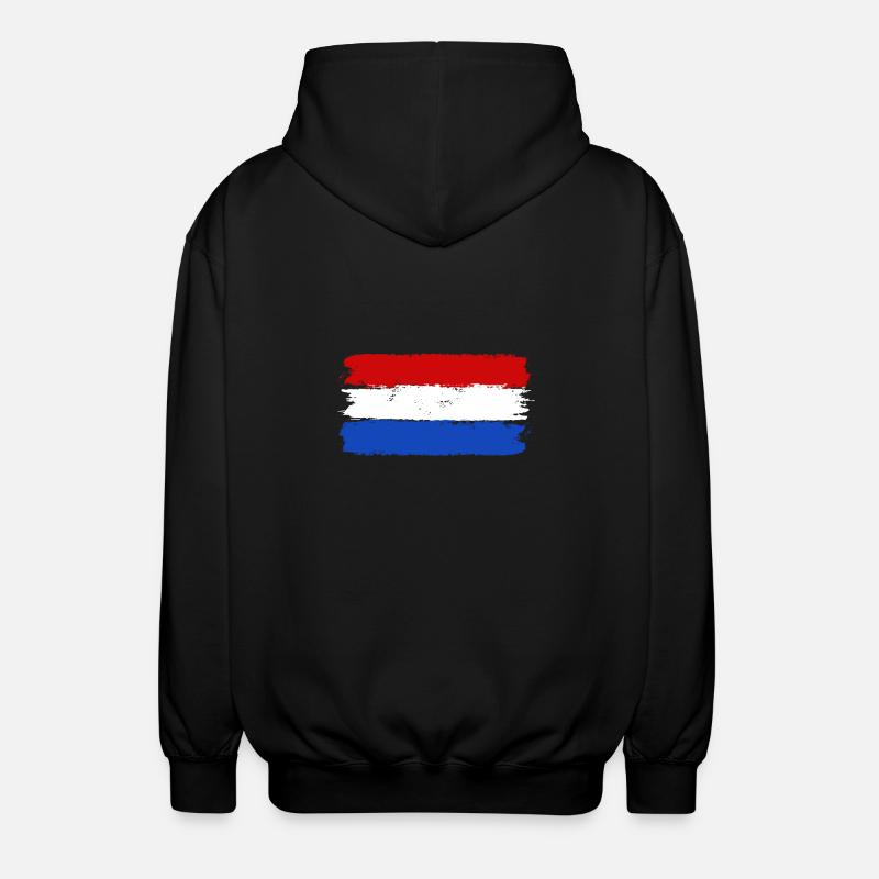 Holland - Unisex Kapuzenjacke - Schwarz