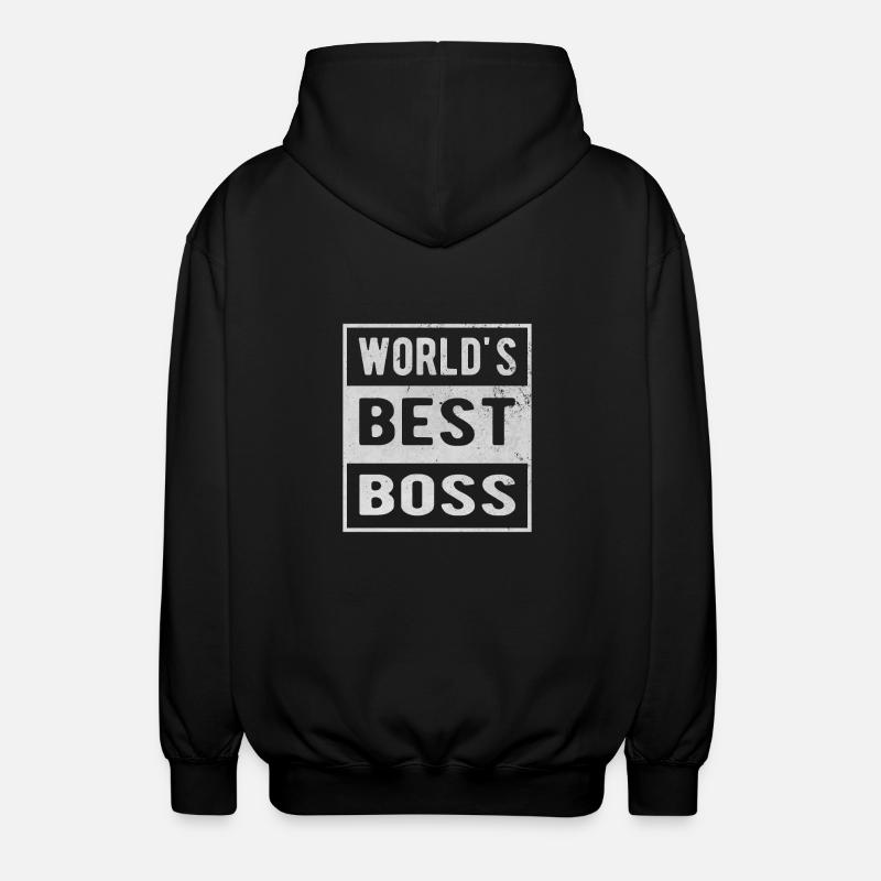 Worlds best boss - Veste à capuche unisexe - noir