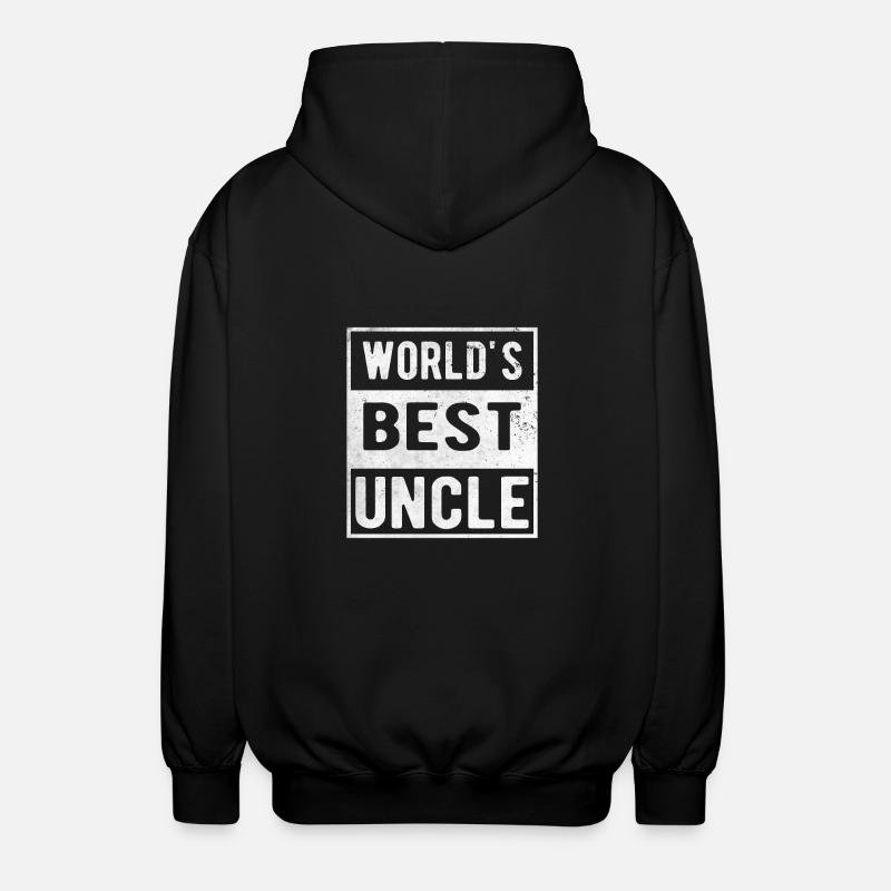 Bester Onkel - Unisex Kapuzenjacke - Schwarz
