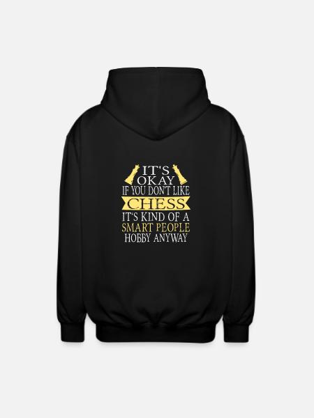 Chess - Unisex Hooded Jacket - black