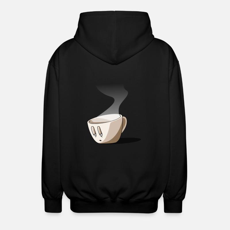 Coffee... - Veste à capuche unisexe - noir
