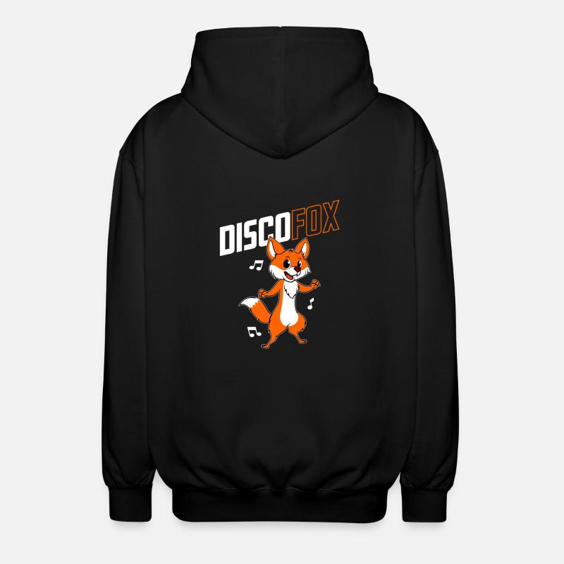 Discothèque Fuchs - Veste à capuche unisexe - noir