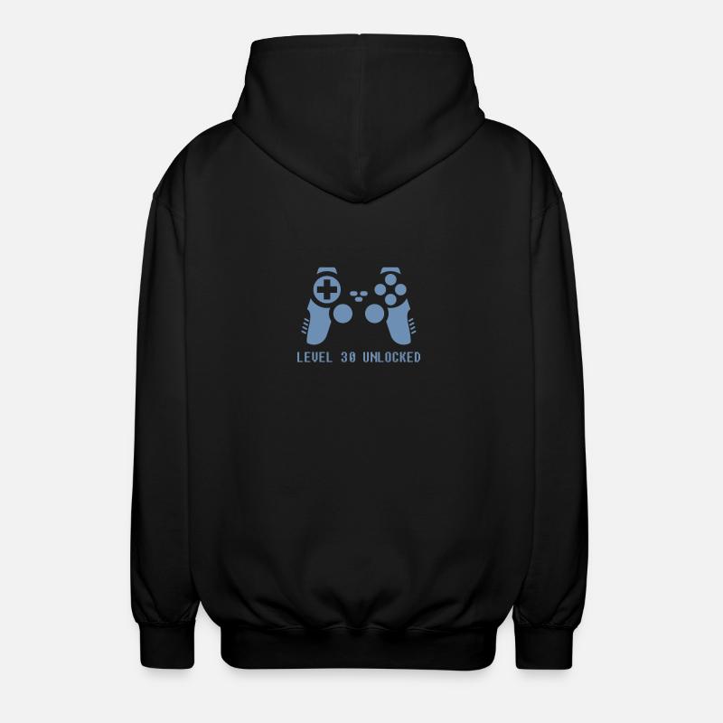 Level 30 unlocked - Unisex Kapuzenjacke - Schwarz