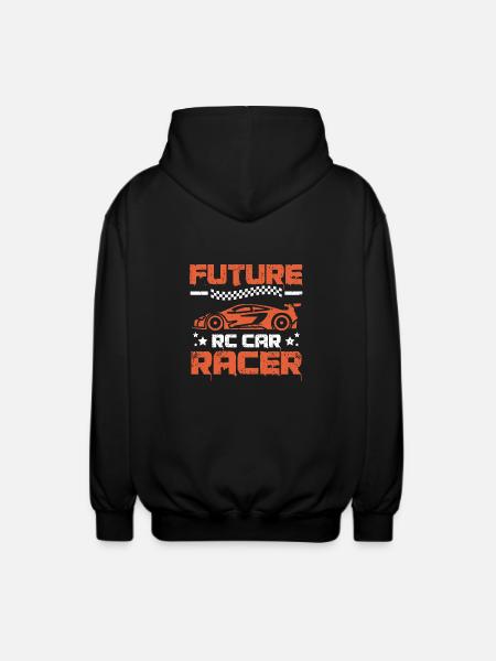 Future Rc car racer - Unisex Kapuzenjacke - Schwarz