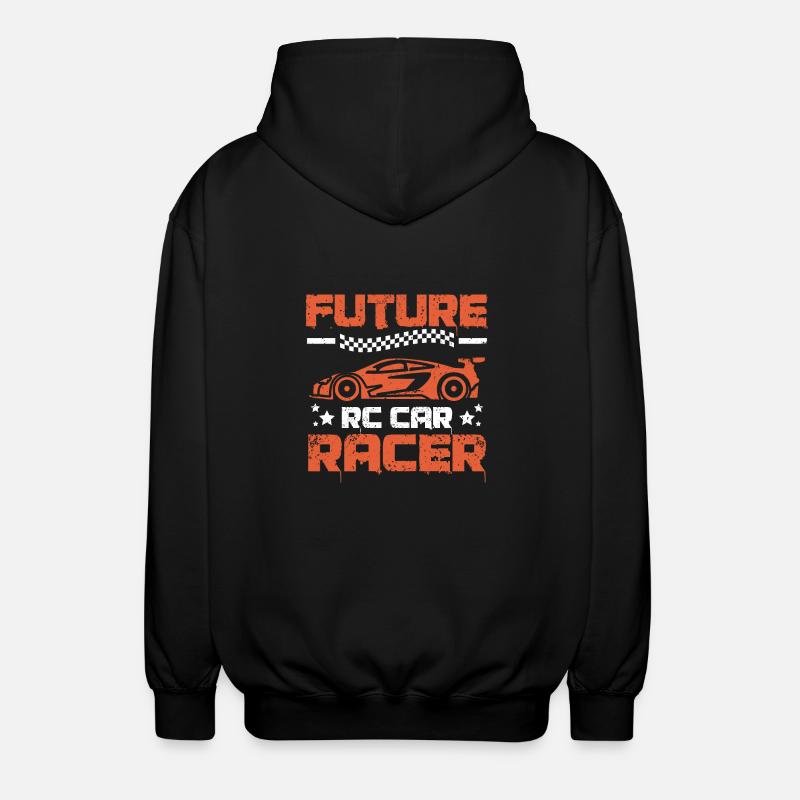 Future Rc car racer - Unisex Kapuzenjacke - Schwarz