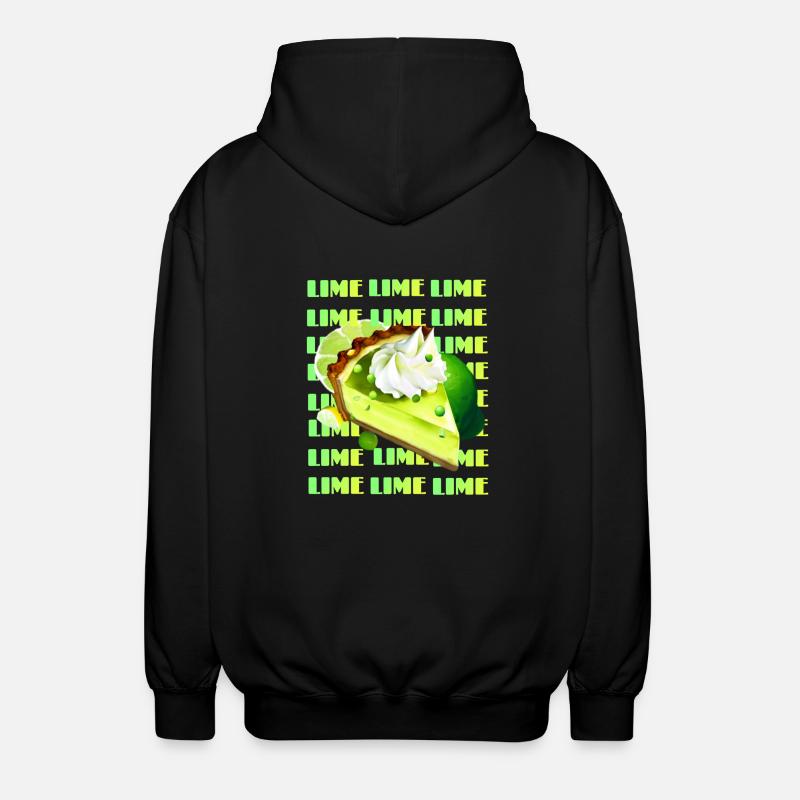 Key Lime Pie - Unisex Hooded Jacket - black