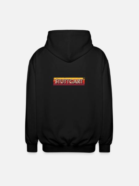 Stuttgartererin Stuttgarterer Stuttgarter - Unisex Kapuzenjacke - Schwarz