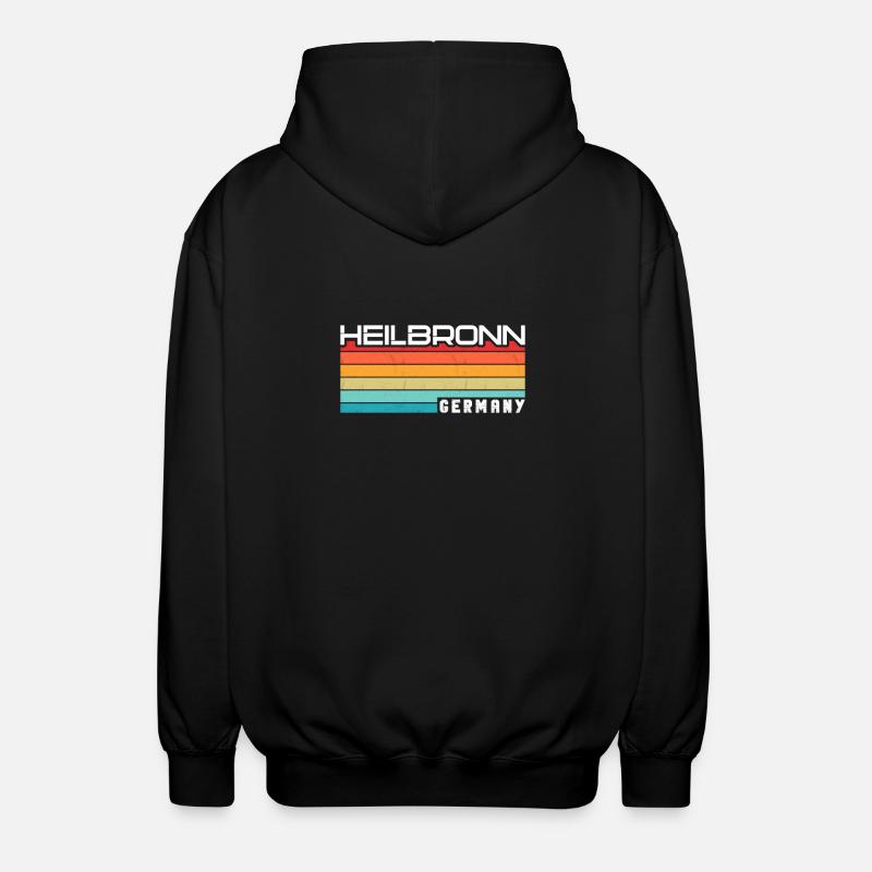 Heilbronnerin Heilbronner Heilbronn - Unisex Kapuzenjacke - Schwarz