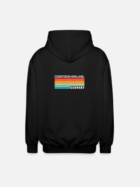 Castrop-Rauxelerin Castrop-Rauxeler Castrop-Rauxel - Unisex Hooded Jacket - black