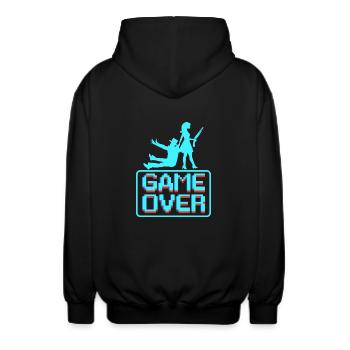 Enterrement de vie de garçon grondant enterrement de vie de garçon - Veste à capuche unisexe - noir - Dos - AI Model Male 185 light (185cm)