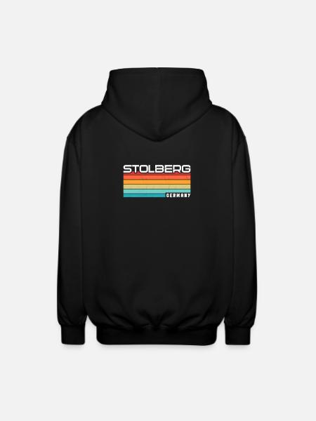 Stolbergerin Stolberger Stolberg - Unisex Kapuzenjacke - Schwarz