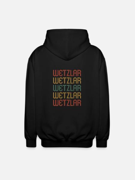 Wetzlarerin Wetzlarer Wetzlar - Unisex Hooded Jacket - black