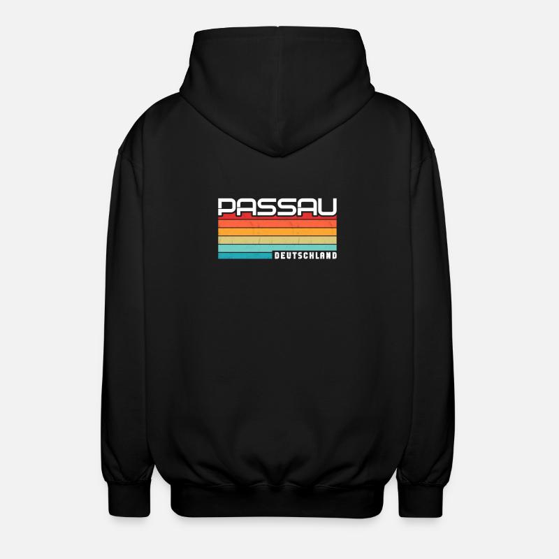 Passauerin Passauer Passau - Veste à capuche unisexe - noir