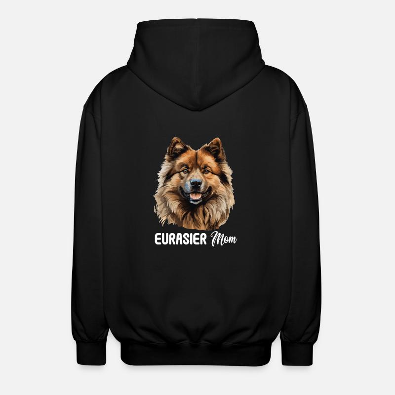 Chien Eurasier - Veste à capuche unisexe - noir