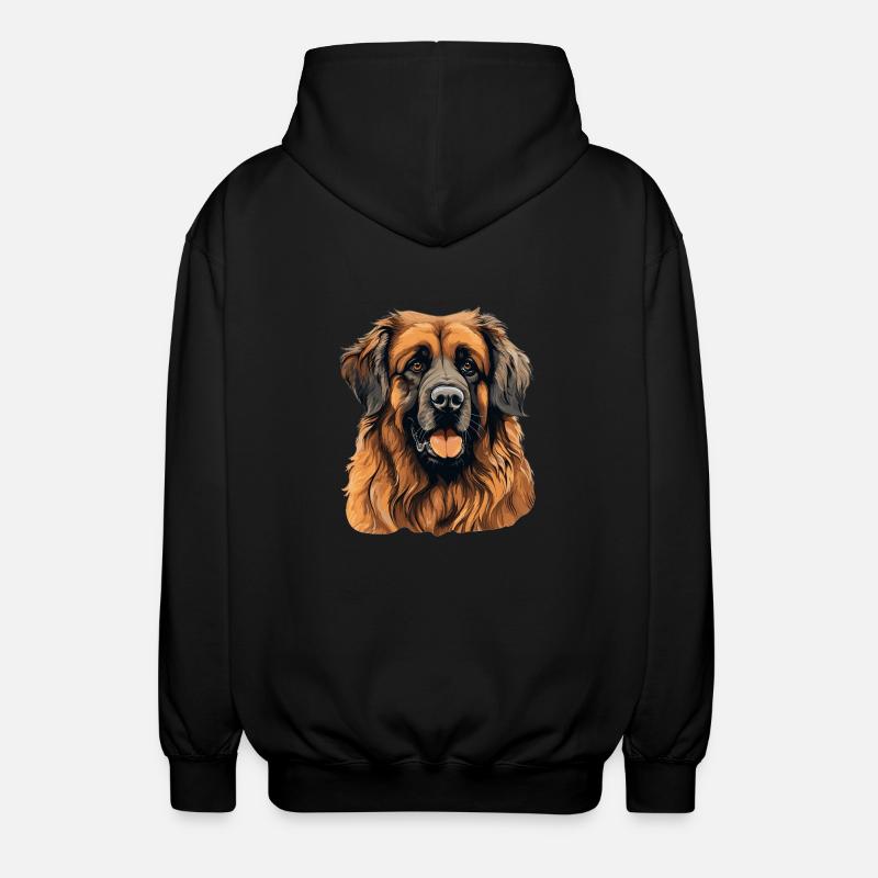 Leonberger - Unisex Kapuzenjacke - Schwarz