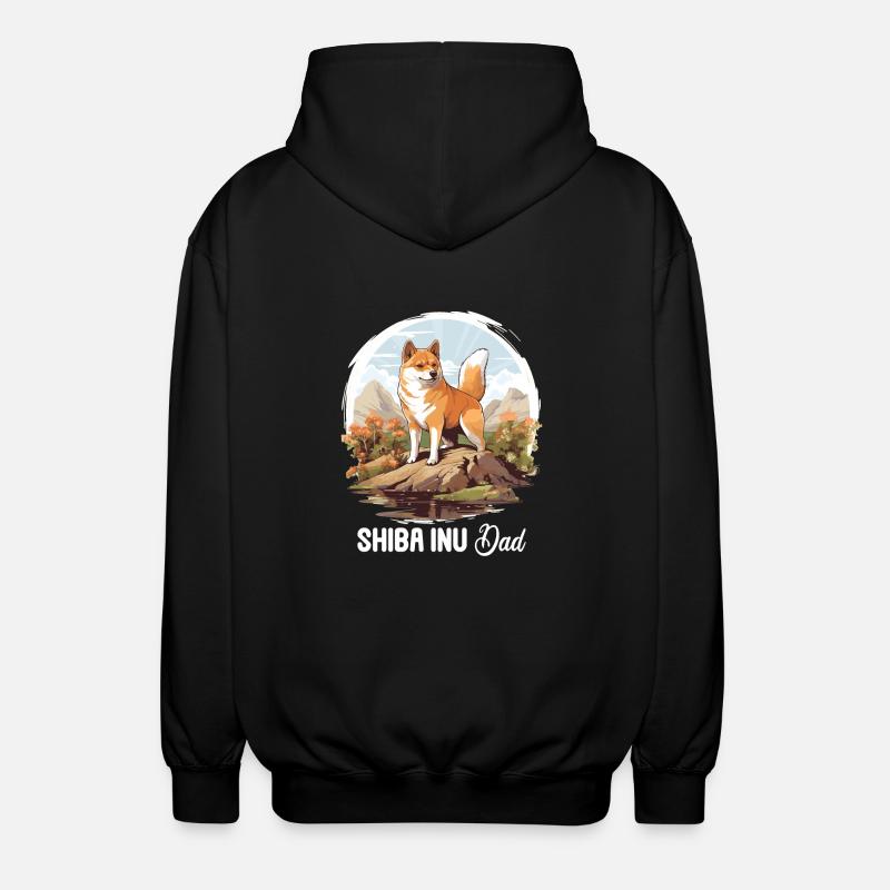 Shiba Inu - Veste à capuche unisexe - noir