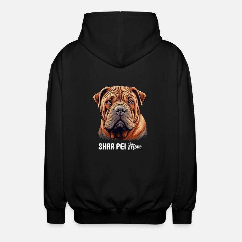 Shar Pei - Veste à capuche unisexe - noir